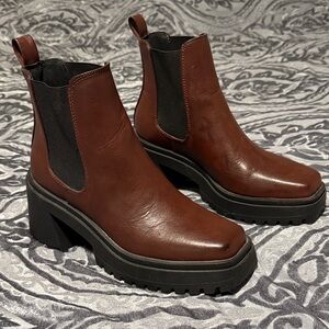 Madden girl chocolate boots. Size 9